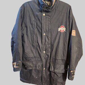 Ohio State University Winter Coat Holloway Mens Small Black Polyester/Nylon